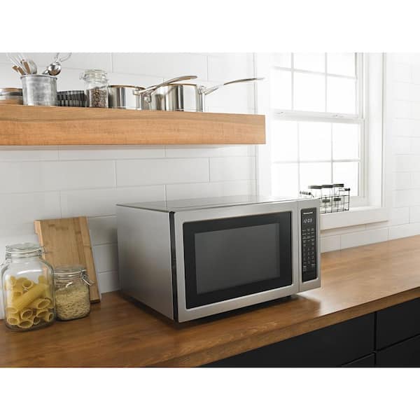 KitchenAid - KMCS1016GSS - 21 3/4 Countertop Microwave Oven - 1200  Watt-KMCS1016GSS