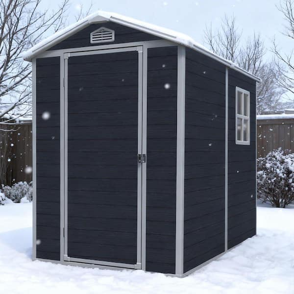 4 ft. x 6 ft. Resin Shed with Window (24 sq. ft. )