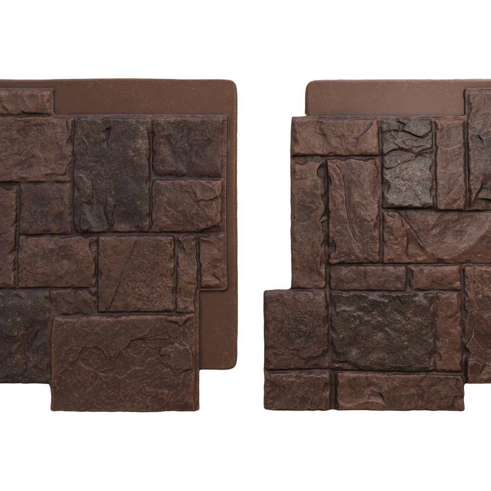 Deep Creek Castle Rock Faux Stone Siding Panel, 49" x 24.5"