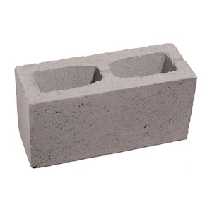 6 in. x 8 in. x 16 in. Gray Concrete Block