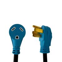 1 ft. 10/3 STW 50 Amp to 30 Amp 14-50P to TT-30R RV Dogbone Adapter Power Extension Cord