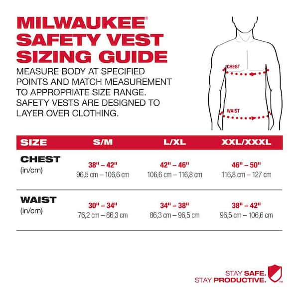 Milwaukee 4X-Large/5X-Large Orange Class 2-High Visibility Safety