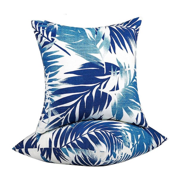 Unbranded Outdoor Throw Pillows with Insert 18 x 18 in. Outdoor Pillows for Patio Furniture