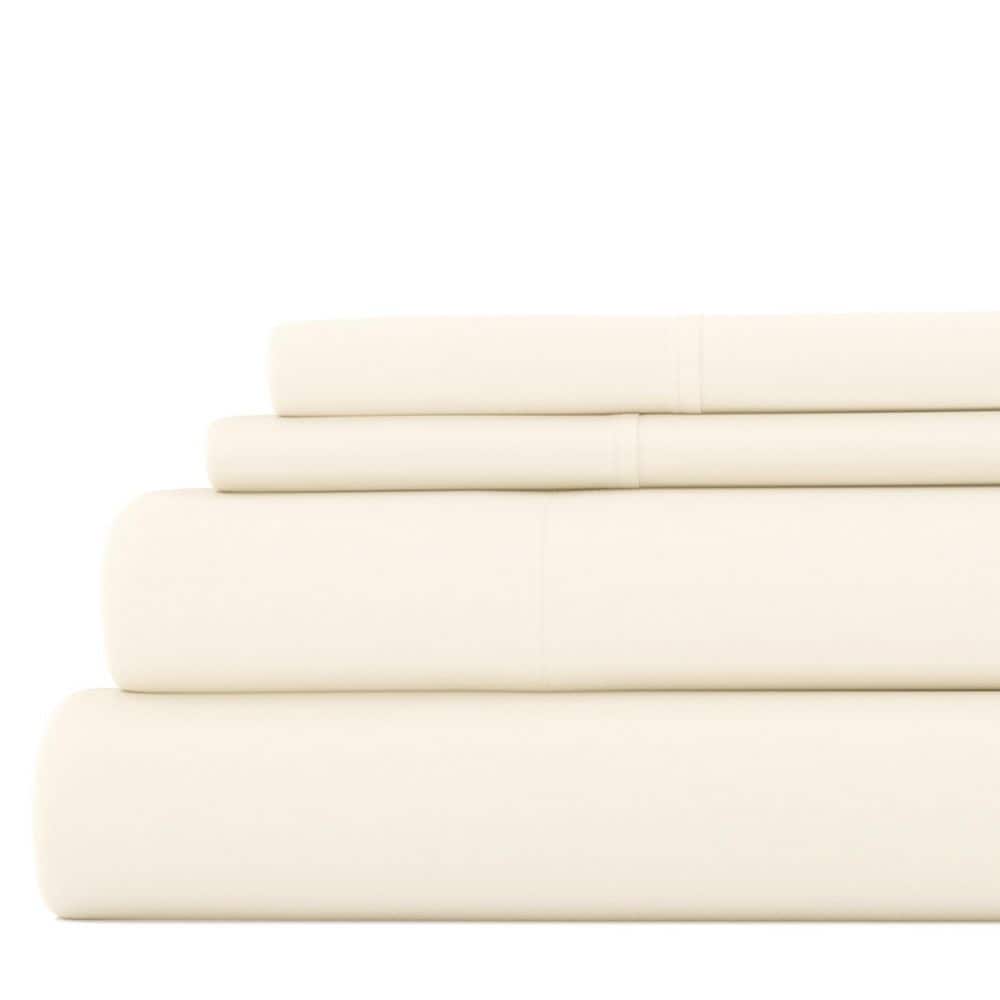 Ivory Twin XL Ultra Soft Microfiber Sheet Set