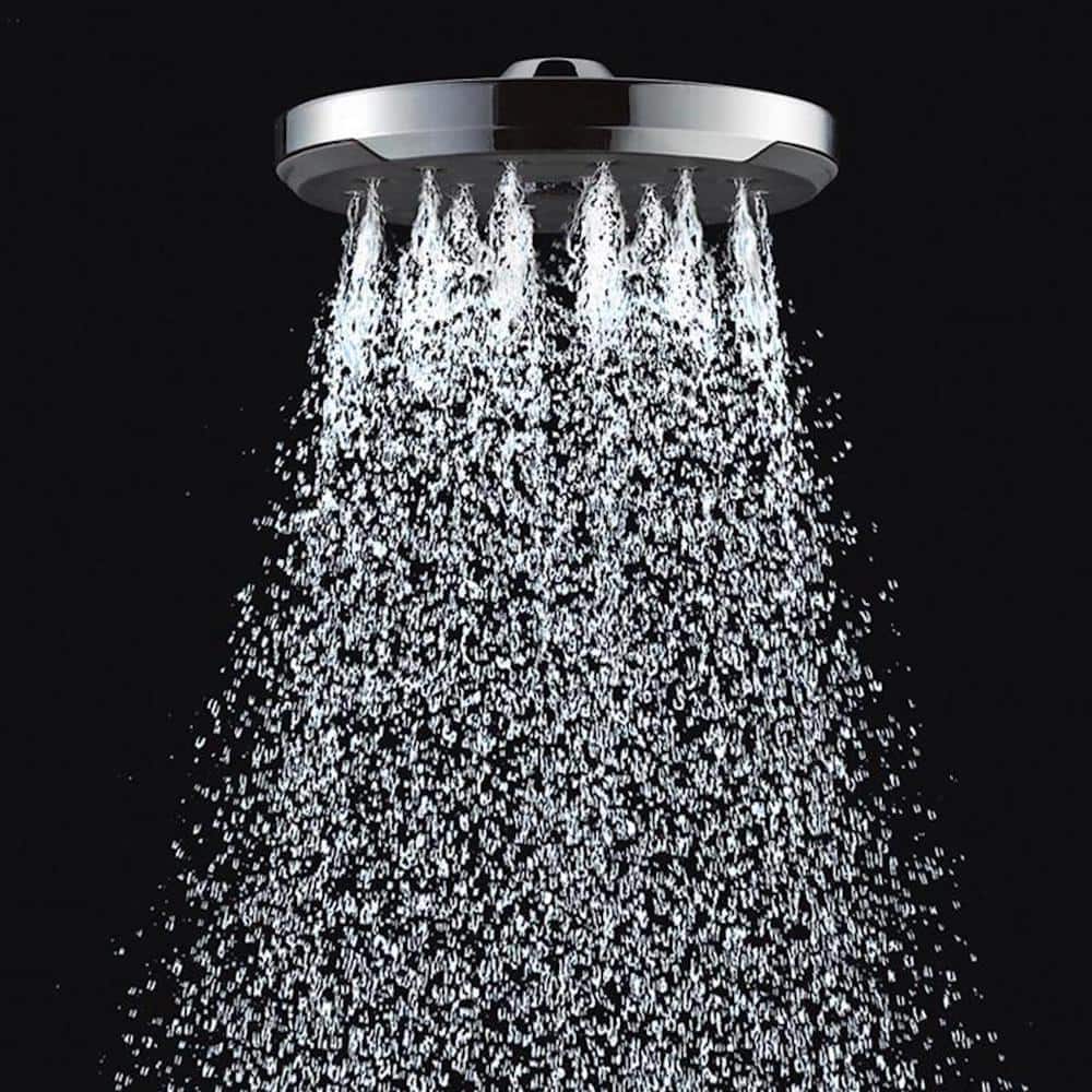 Kiri Chrome Adjustable Wall Mounted Handheld Shower Head