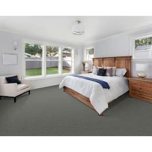 Gilbert Park II - Farmhouse - Gray 66 oz. Polyester Texture Installed Carpet