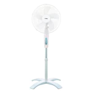 F-1760 16 in. Wave Oscillating 3-Speed Stand Fan with Remote Control