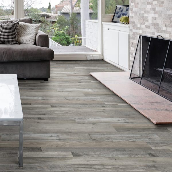 A&A Surfaces Ashen Estate 12 MIL x 7 in. W x 48 in. L