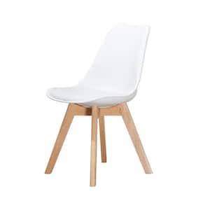 Rudy White Modern Side Chairs (Set of 2)