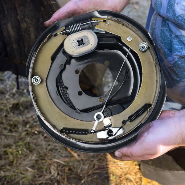 Trailer Hub Drum Kits 8 on 6.5 in. B.C. with 12 in. x 2 in. Electric Brakes, Self-Adjusting Trailer Brake Assembly