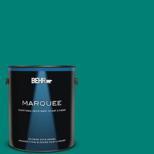 BEHR MARQUEE 1 gal. Home Decorators Collection #HDC-WR14-9 Green Garlands Satin Enamel Exterior Paint & Primer