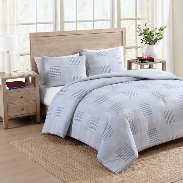 Tommy Hilfiger Hamptons Patchwork 3-Piece White/Blue Feather