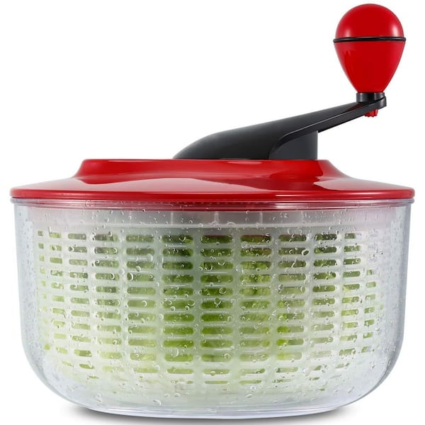 4.5 qt. Salad Spinner Lettuce Spinner with Bowl, Vegetable Washer Dryer without BPA, Dishwasher Safe