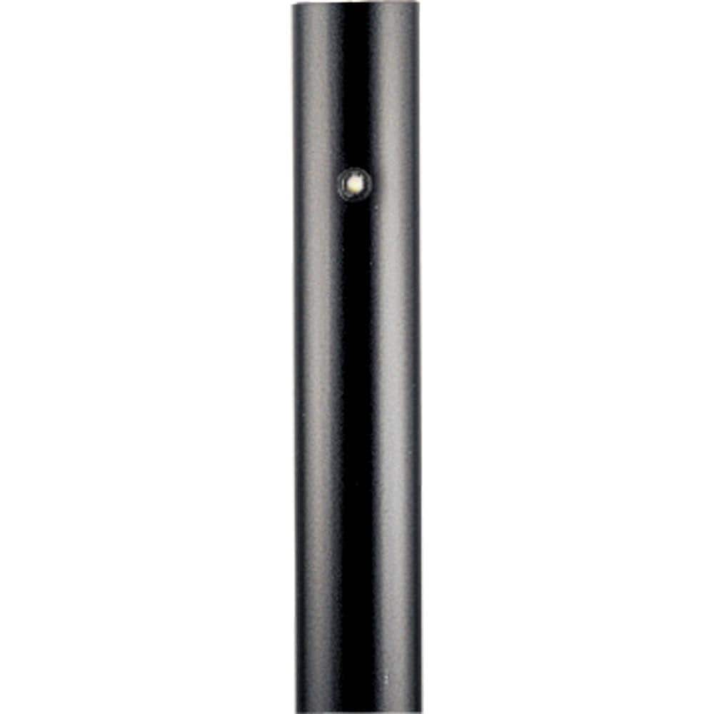 Outdoor 7 Matte Black Aluminum Post with Photocell