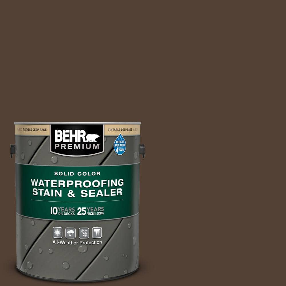 Reviews for BEHR PREMIUM 1 gal. PPF51 Dark Walnut Solid Color Waterproofing Exterior Wood