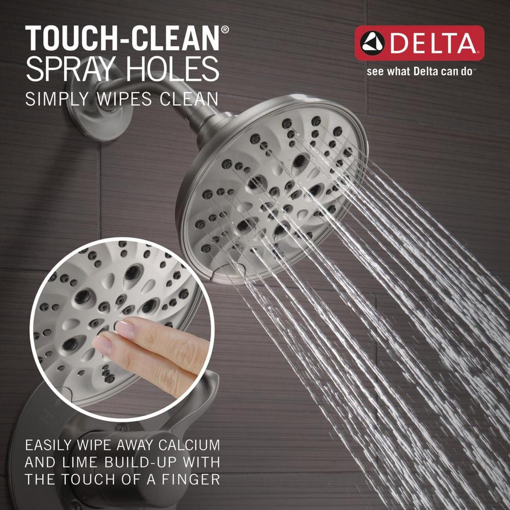SpotShield Stainless Steel Wall Mounted Shower Faucet Set