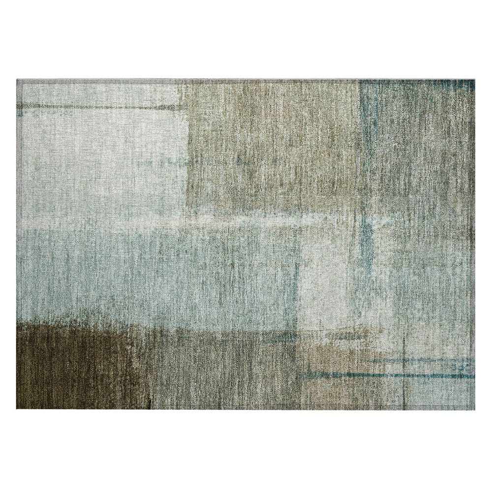 Chantille Machine Washable Indoor/Outdoor Abstract ACN2002 Seafoam 2 ft. x 3 ft. Accent Rug price history on PriceWatchPro