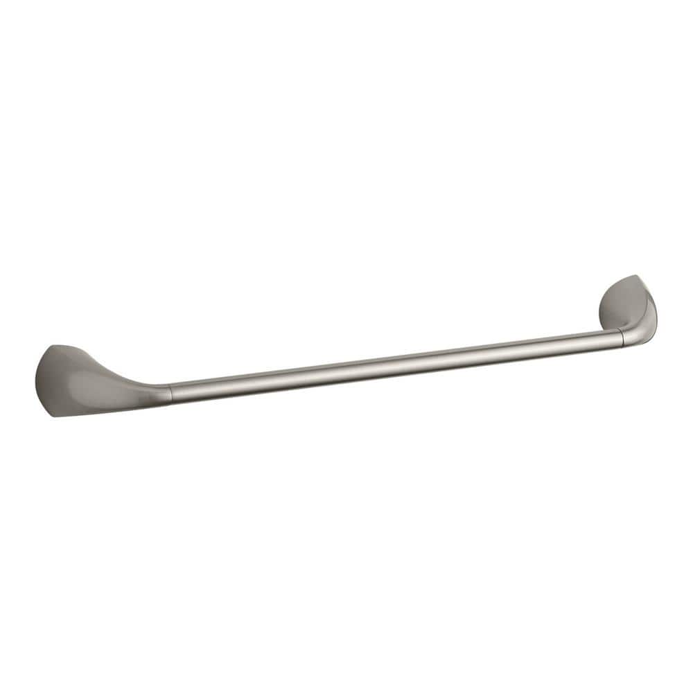 KOHLER Alteo 18 in. Wall Mounted Towel Bar in Vibrant Brushed Nickel K