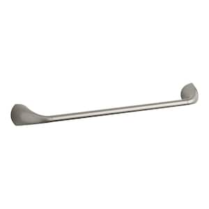 Alteo 18 in. Wall Mounted Towel Bar in Vibrant Brushed Nickel