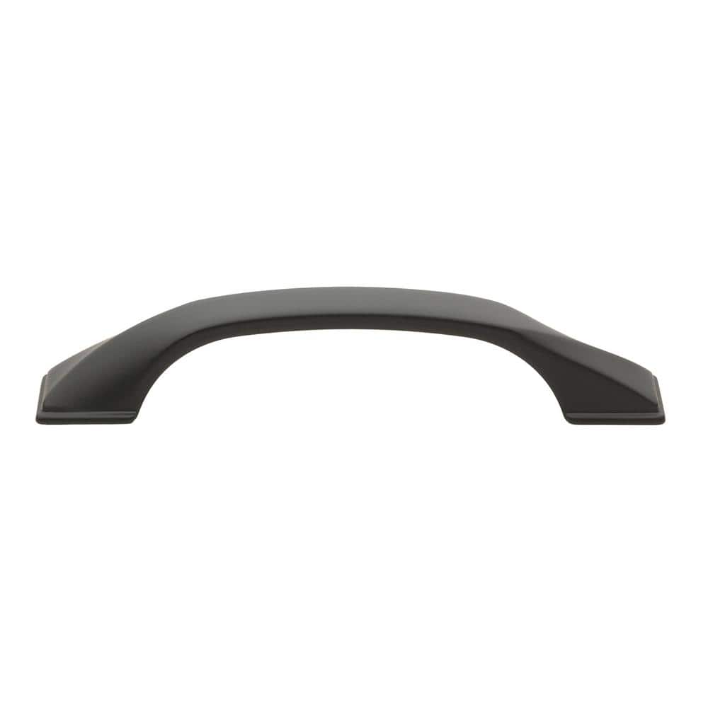 Matte Black Modern Twisted Arch Bar Pull Pack of 10