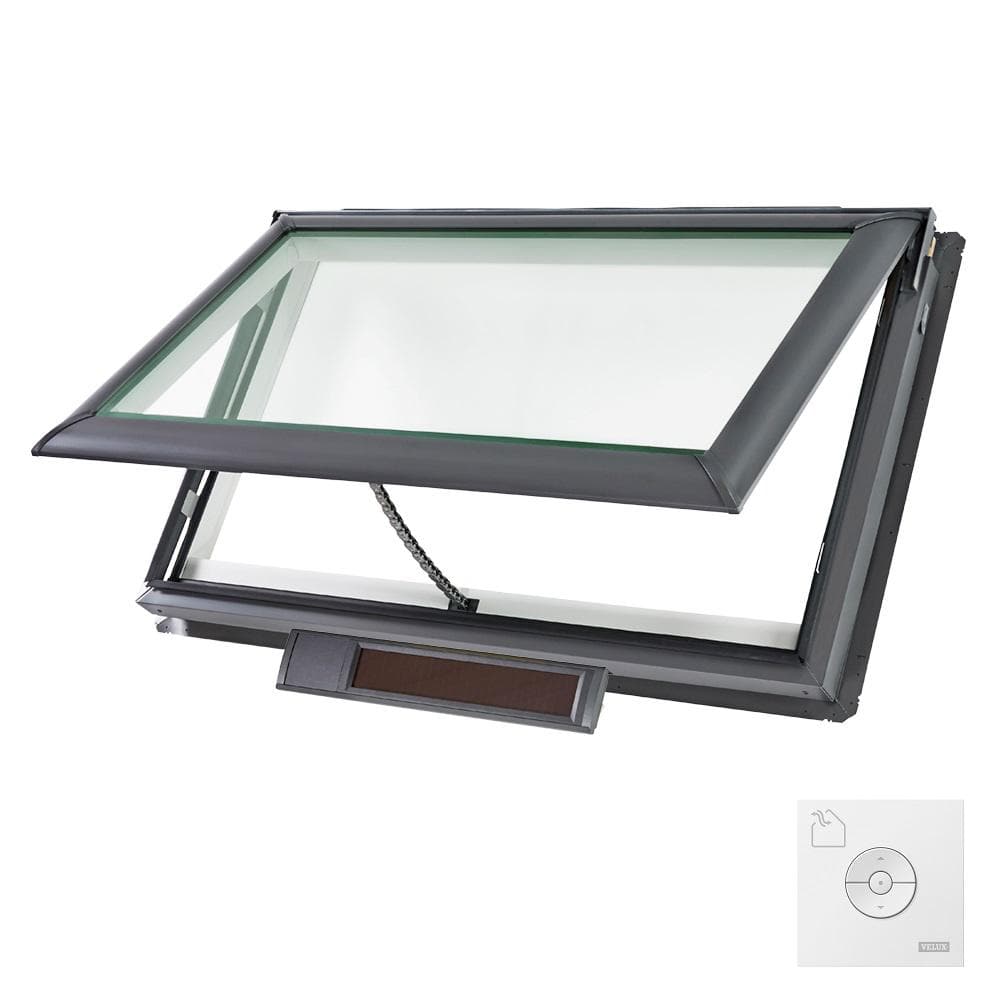 44-1/4 x 26-7/8 in. Solar Powered Fresh Air Venting Deck-Mount Skylight with Laminated Low-E3 Glass -  VELUX, VSS S01 2004