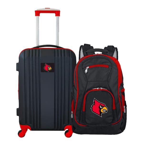 Mojo NCAA Louisville Cardinals 2-Piece Set Luggage and Backpack