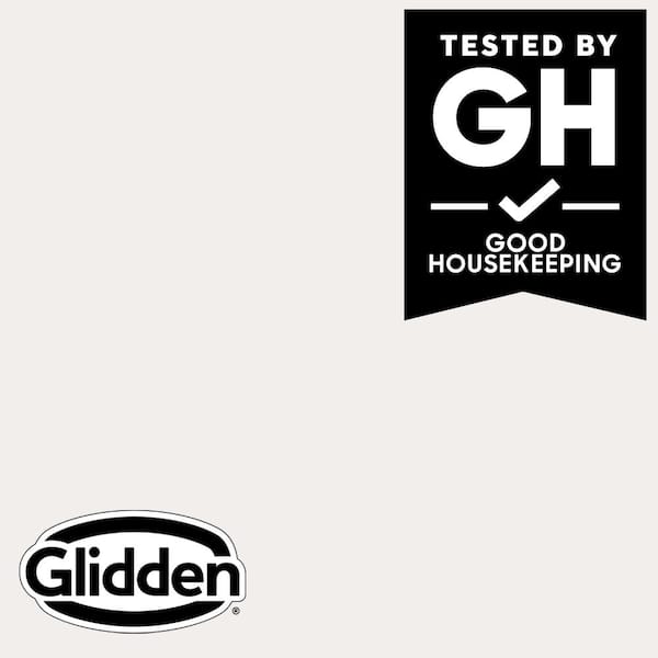 Glidden Premium 1 gal. PPG1049-1 Snowy Mount Satin Interior Paint