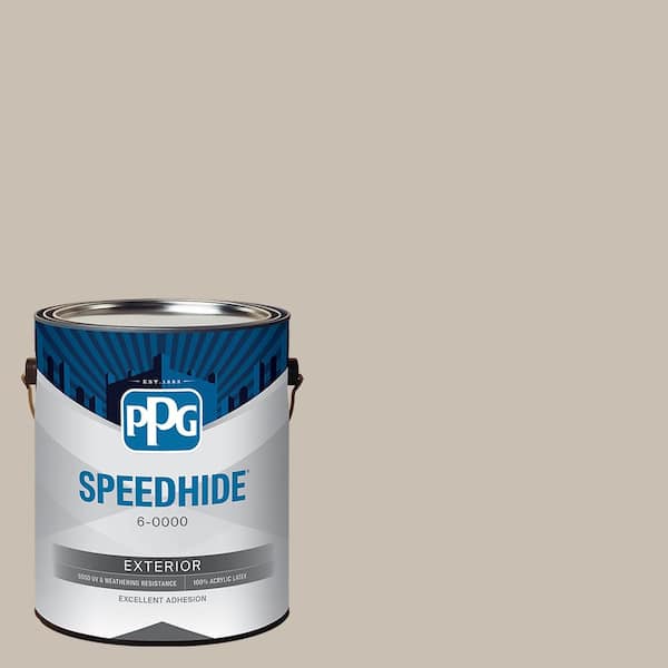 SPEEDHIDE 1 gal. Ashen PPG1023-3 Satin Exterior Paint