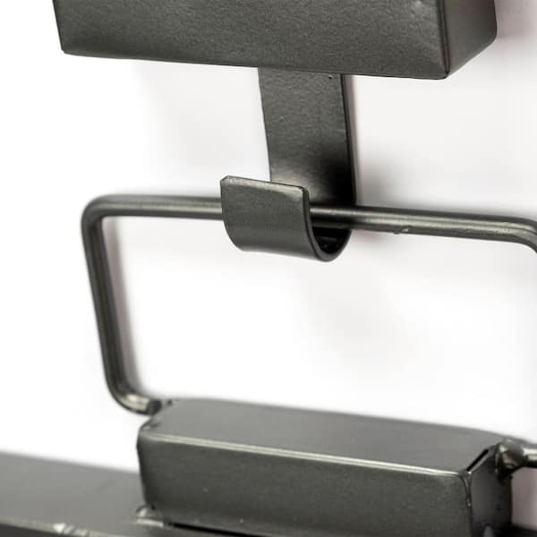 Large Rectangle Gun Metal Gray Modern Mirror (43.8 in. H x 24.8 in. W)