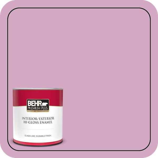 BEHR PREMIUM PLUS 1 qt. #M120-4 Heart to Heart Hi-Gloss Enamel Interior/Exterior Paint & Primer