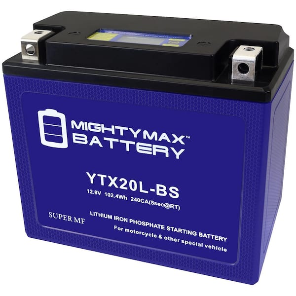 MIGHTY MAX BATTERY 12-Volt 18 AH, 360 CCA, Lithium Iron Phosphate (LiFePO4) Battery