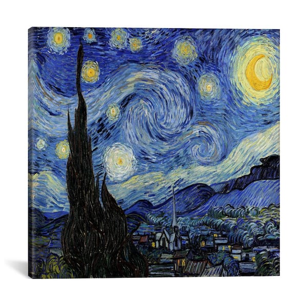 iCanvas "The Starry Night" by Vincent van Gogh Canvas Wall Art