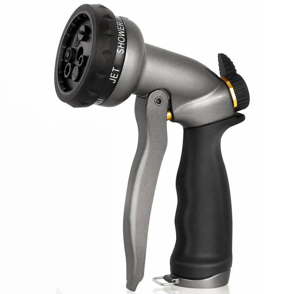 7 Pattern High Pressure Metal Garden Hose Nozzle, Labor-Saving Water Sprayer for Watering, Car, Pets price history on PriceWatchPro