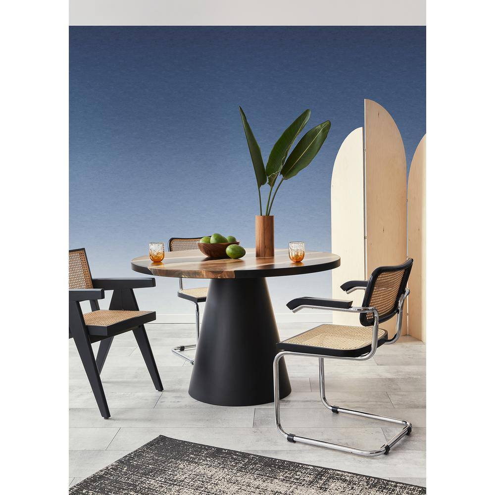 Blue Ombre Self-Adhesive Vinyl Wall Mural Set