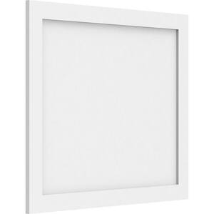 Ekena Millwork 5/8 in. x 3 ft. x 2-2/3 ft. Cornell Flat Panel White PVC ...