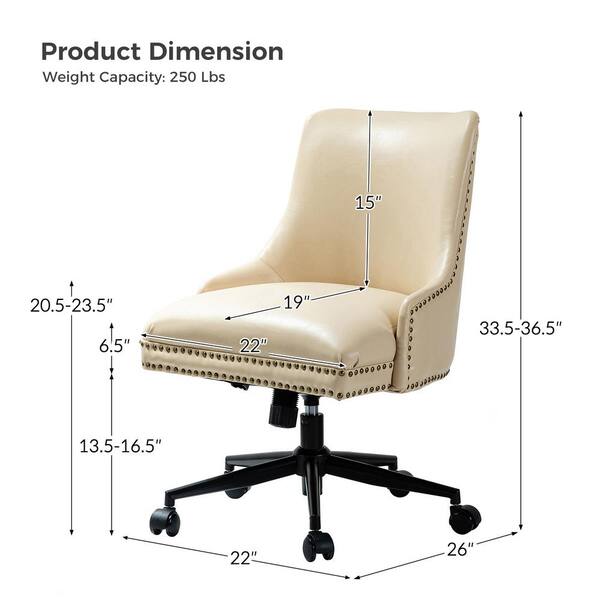 Nailhead store office chair