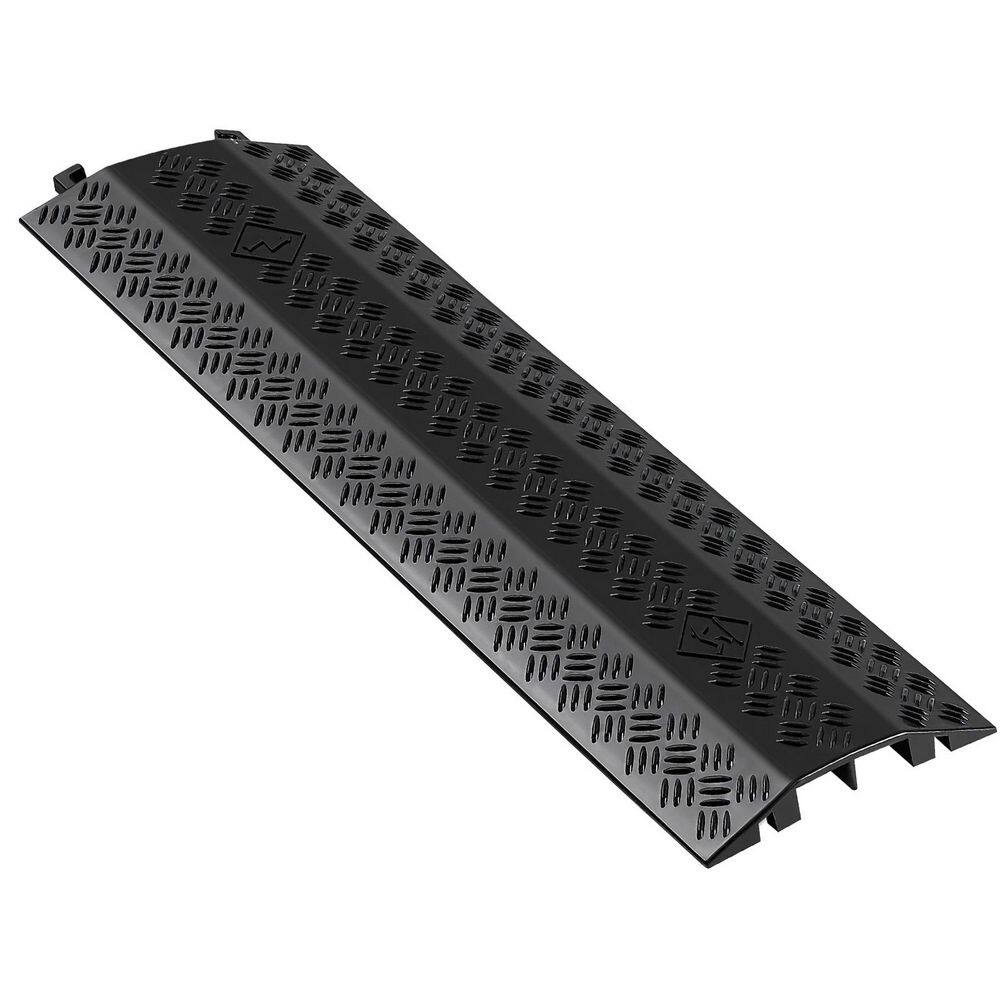 Heavy-Duty Drop Over Cable Cover, 17,500 lbs./Axle, Floor Cord & Hose Protector Ramp, High Traffic, Indoor/Outdoor, 1 Pc price history on PriceWatchPro
