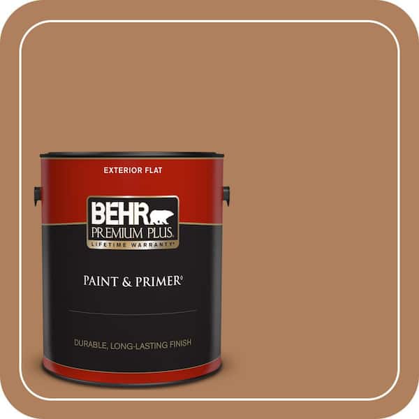 BEHR PREMIUM PLUS 1 gal. #T14-12 Coronation Flat Exterior Paint & Primer