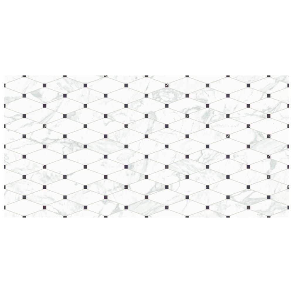 Reve Octogone Deco 6 in. x 6 in. Porcelain Floor and Wall Take Home Tile Sample price history on PriceWatchPro