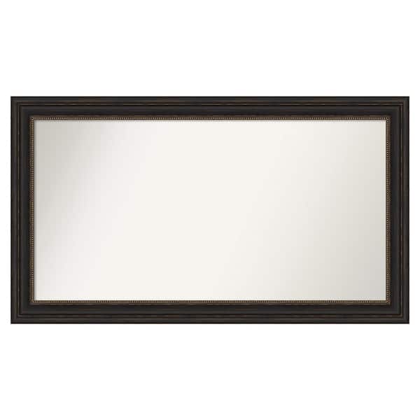 Amanti Art Accent Bronze 49 in. x 28 in. Custom Non-Beveled Polystyrene Antique Framed Bathroom Vanity Wall Mirror
