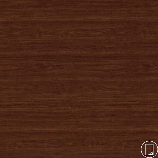 Wilsonart 5 ft. x 12 ft. Laminate Sheet in RE-COVER Hampton Walnut with Premium FineGrain Finish