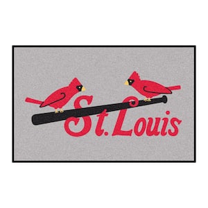 FANMATS MLB - St. Louis Cardinals Red 8 ft. x 10 ft. Indoor Area Rug 20341  - The Home Depot