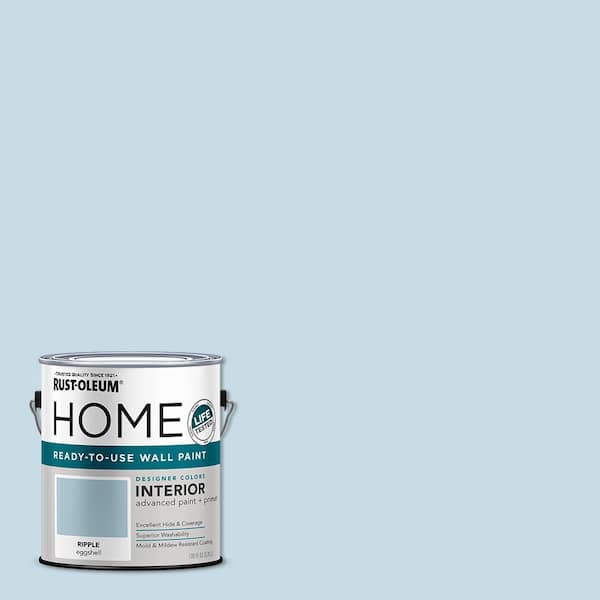 Rust-Oleum Home 1 Gal. Eggshell Ripple Interior Wall Paint (2-Pack)