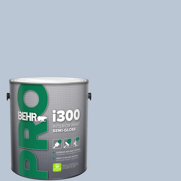 BEHR PRO 1 gal. #590E-3 Hyacinth Tint Semi-Gloss Interior Paint