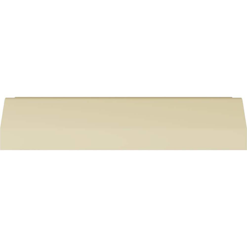 Primed Geometric Urethane Crown Moulding Sample, 12-inch