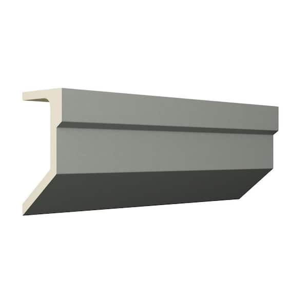 Ekena Millwork Armando 6 in. D x 6 in. W x 96 in. L Polyurethane Crown Moulding