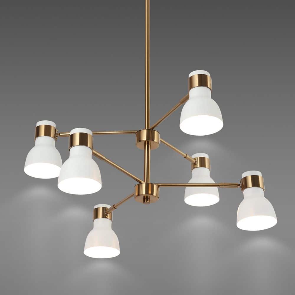 ライト・ランタン NODEL DESIGN 3ndelier blade Elegant Lighting 1222D24GDB/RC Arbor Collection Pendant Lamp