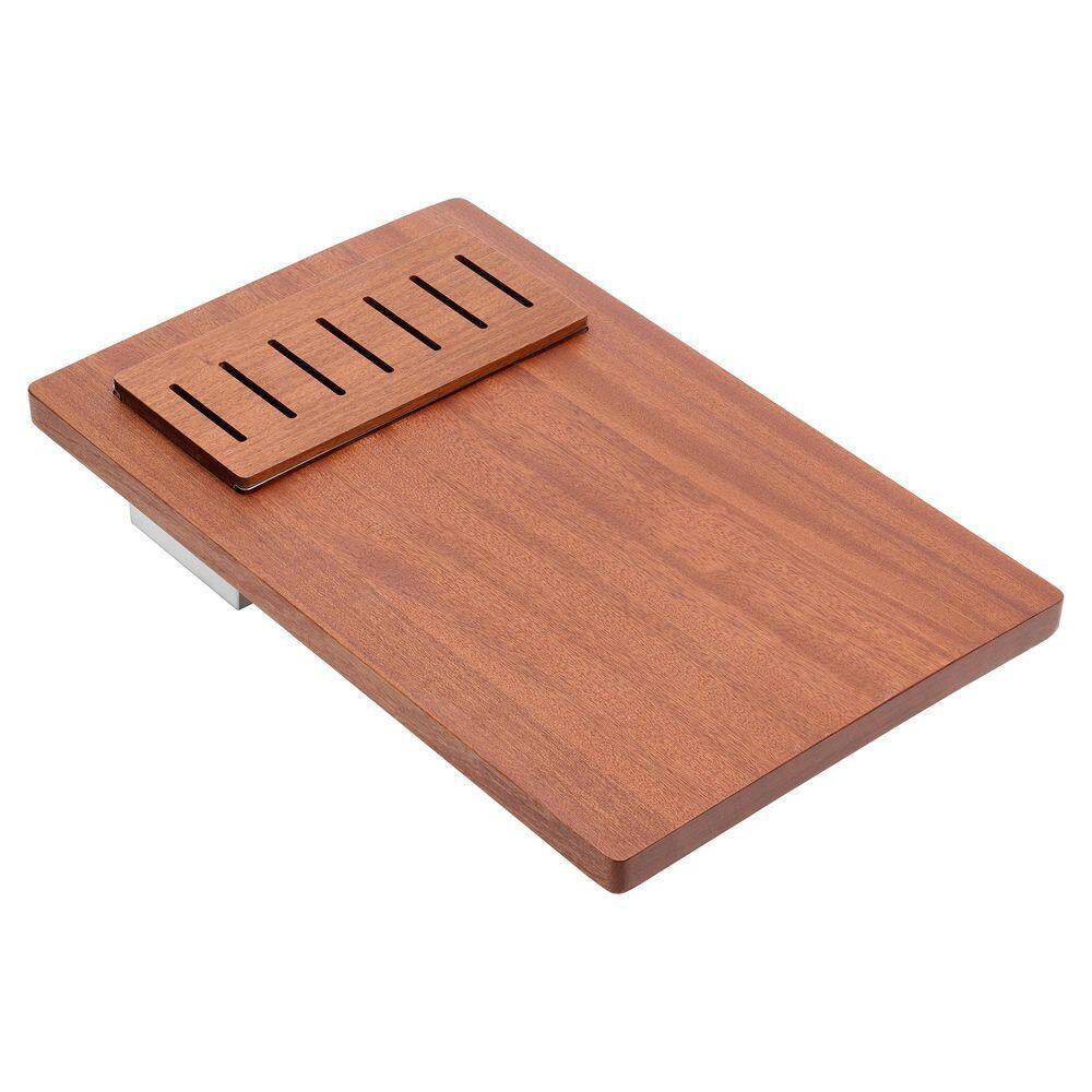 LedgeFit 2-Piece Stainless Steel and Wood Cutting Board and Colander Workstation Sink Accessory Set price history on PriceWatchPro