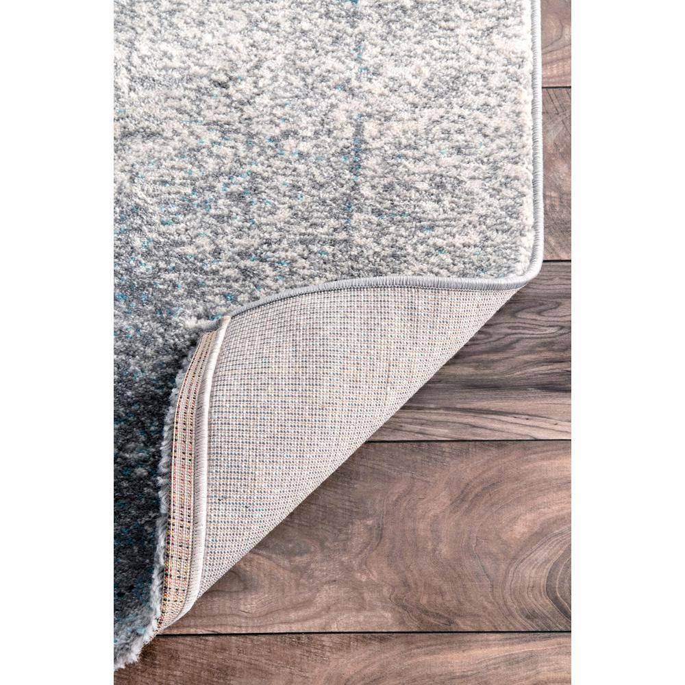 Noreen Gray Abstract Handmade Synthetic Area Rug