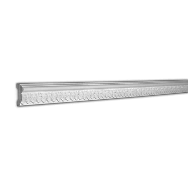 American Pro Decor 2 in. x 3/4 in. x 96 in. Acanthus Polyurethane Panel Moulding Pro Pack 48 LF (6-Pack)